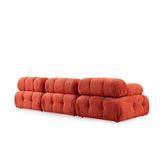Riga 3-sits (300 x 100 x 80 cm) 3-sitssoffa Röd