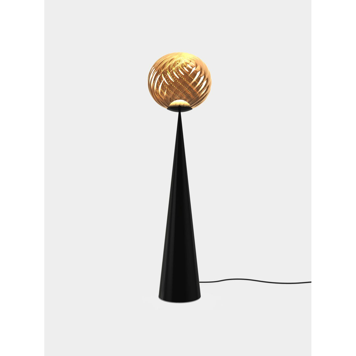 Whirl Golvlampa Gold/Black