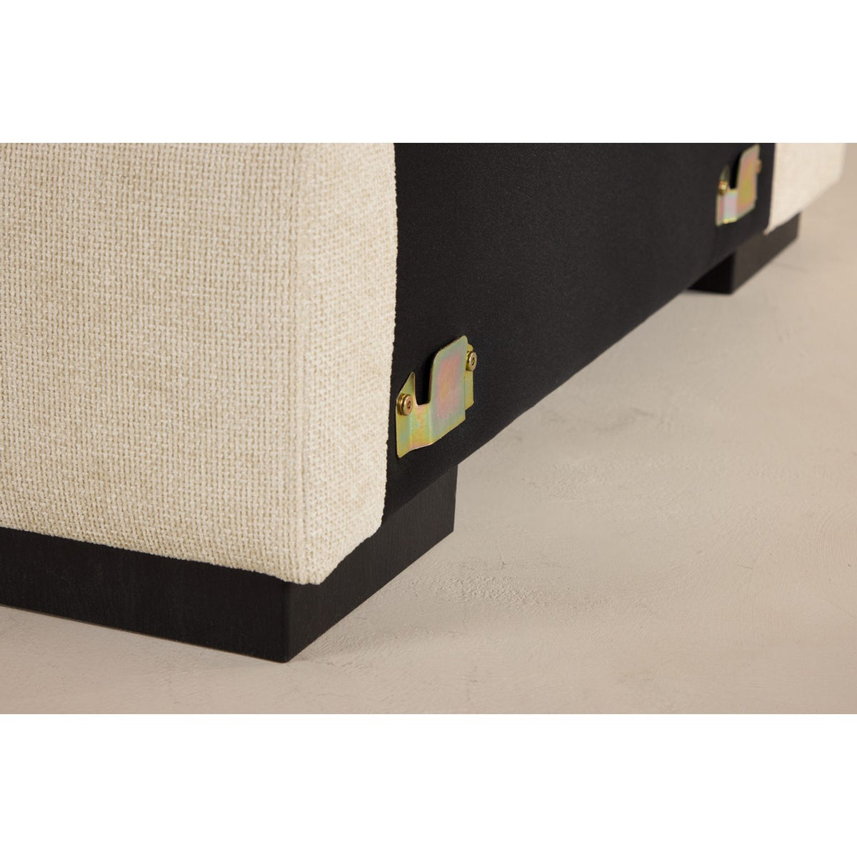 Salerno Hörnsoffa Beige, Mittdel