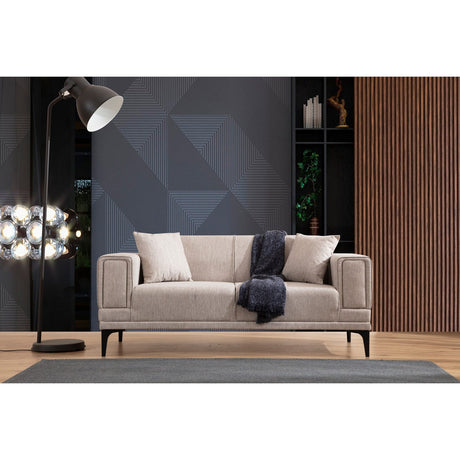 Monaco (170 x 85 x 77 cm) 2-sitssoffa Ljusbrun