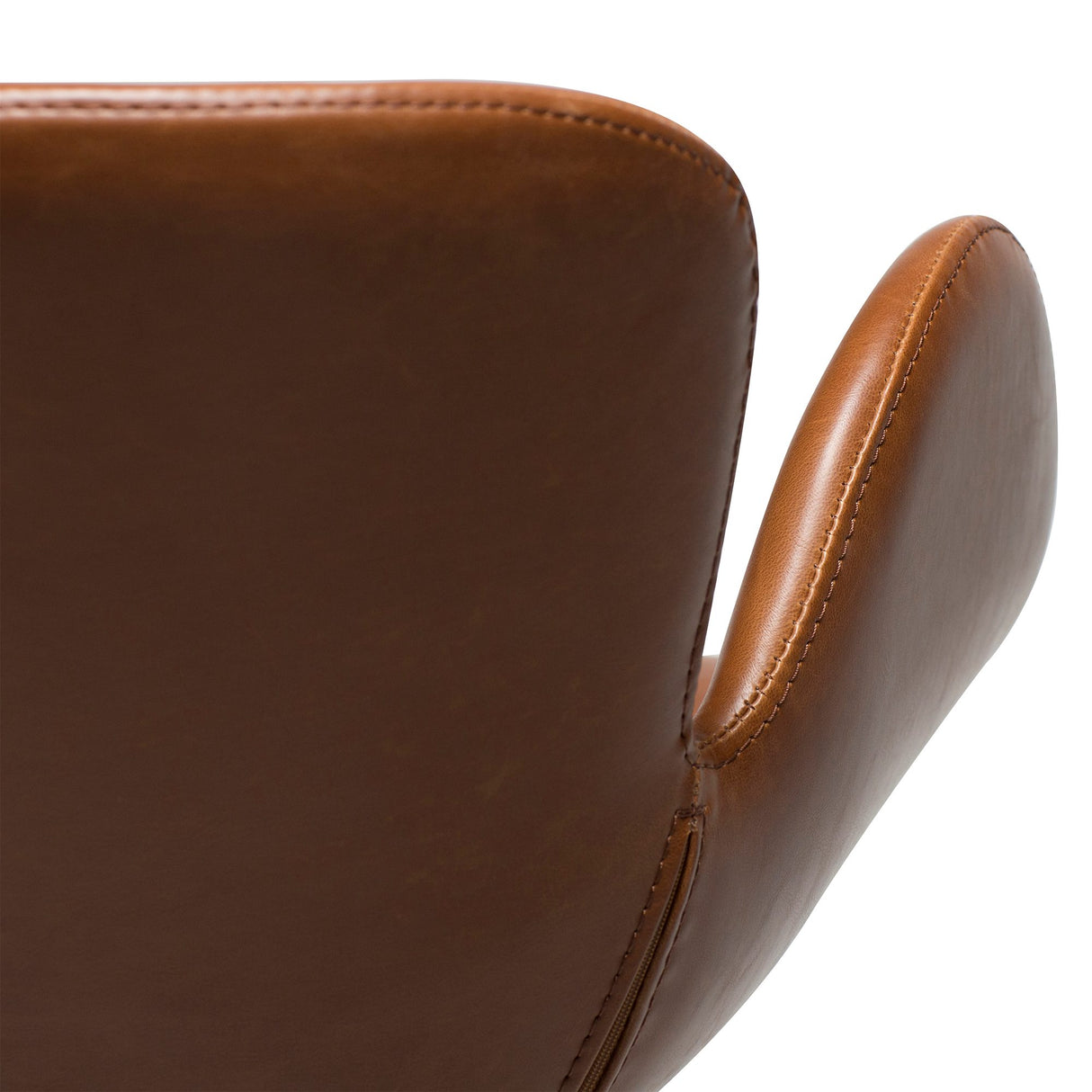 Gaia Stol Vintage Light Brown Art.Leather, Black