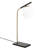 Lima (15 x 26 cm) Guld Svart Bordslampa