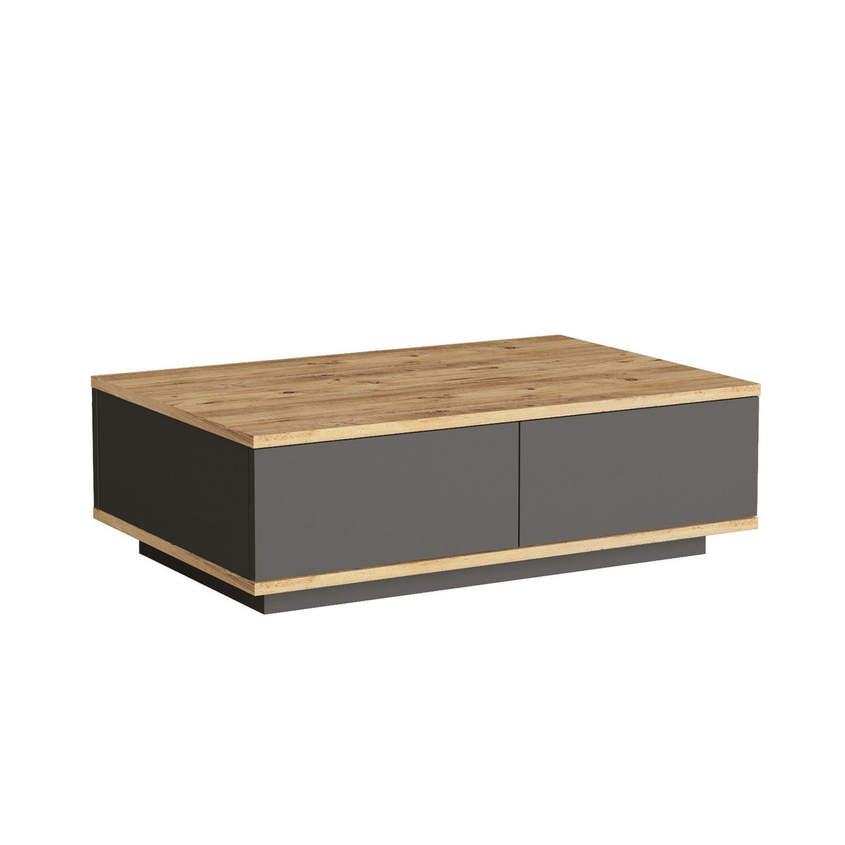 Bissau (90 x 28,6 x 60 cm) Soffbord Atlantisk furu antracit