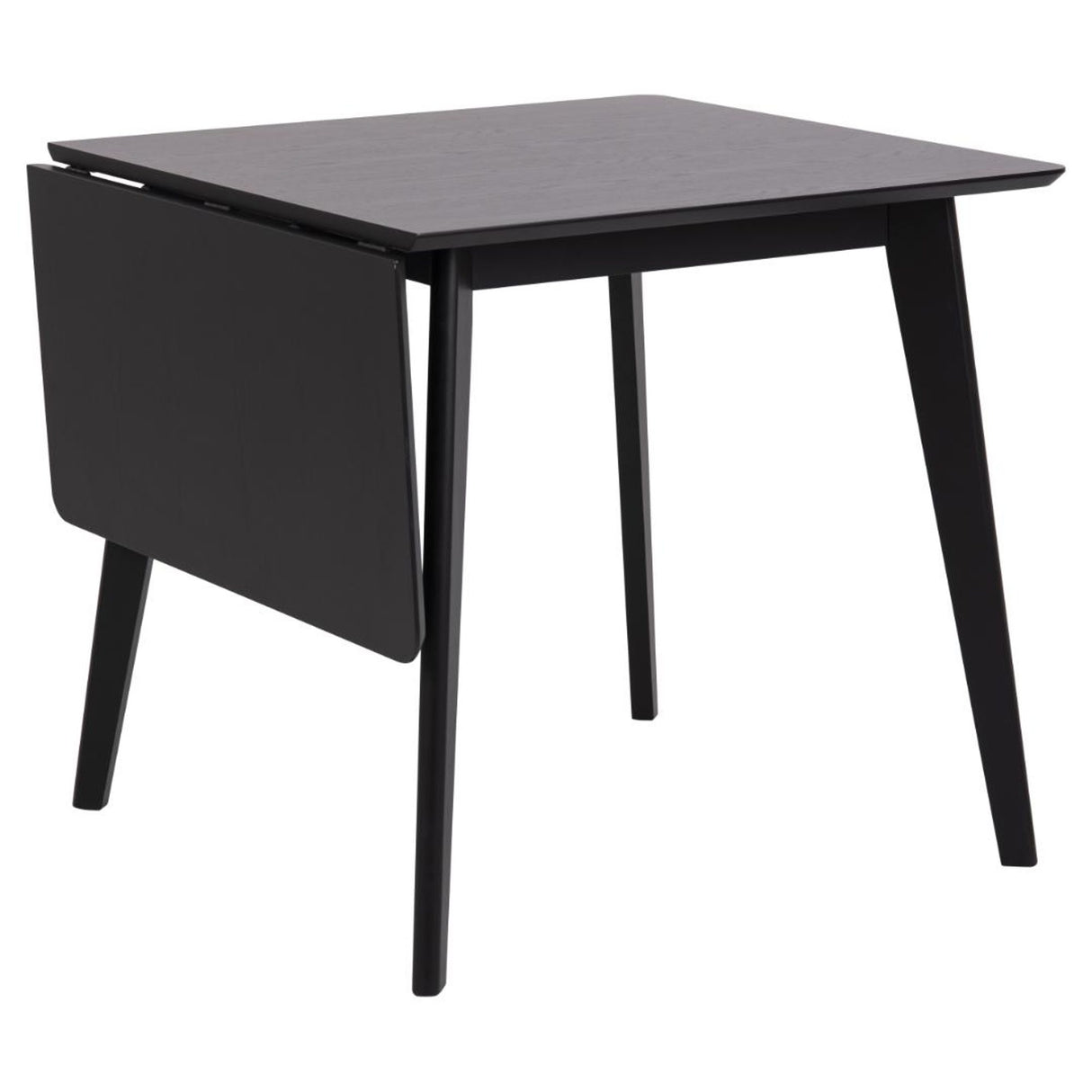 Roxby Matbord 80/120x76x80 cm Svart