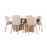 Strada, Astoria Oval matgrupp Beige, Vitpigmenterad, ⌀120