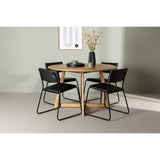 Yakidon, Kenth Rund matgrupp Svart, Brun, ⌀120