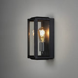 Carpi E27 Vägglampa Ute Svart/Klar, Liten (12.5 cm)