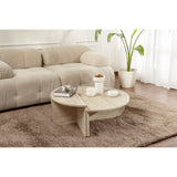 Durban (90 x 30 x 60 cm) Soffbord Travertin