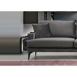 Tbilisi 3-sits (205 x 90 x 88 cm) 3-sitssoffa Grå