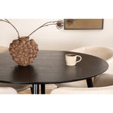 Dipp, Berit Rund matgrupp Beige, Svart, Svart, ⌀115