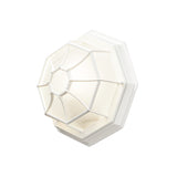Budget Plafond E27 Vägglampa Ute Mattvit