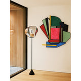 Melt Cone Slim Golvlampa Silver