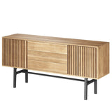 Sideboard Nr.230 Trädörrar 180x85 cm Oljad Ek