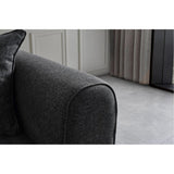 Astana 3-sits (222 x 90 x 80 cm) 3-sits bäddsoffa Antracit