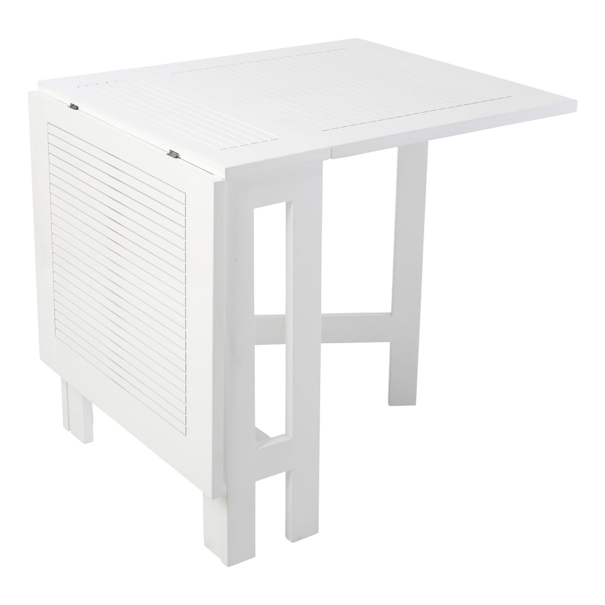 York Trädgårdsmöbelset Butterfly 1 Bord + 4 Stolar Vit