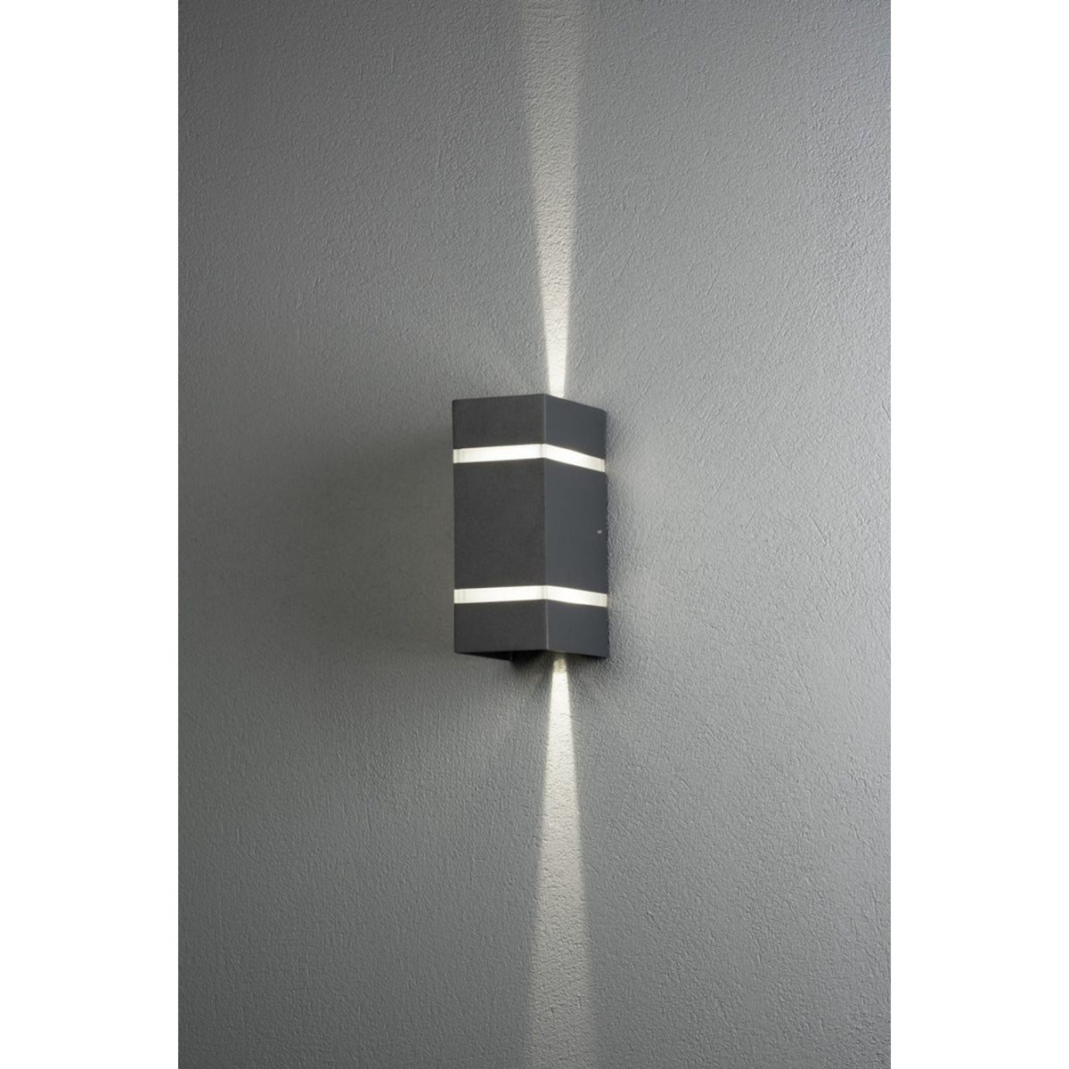 Cremona HP-LED 2x3W Mörkgrå Vägglampa Ute