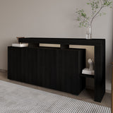 Cork (170 x 80 x 35 cm) Konsolbord Wood Black