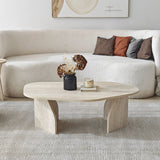 Nova (100 x 35 x 60 cm) Soffbord Travertin