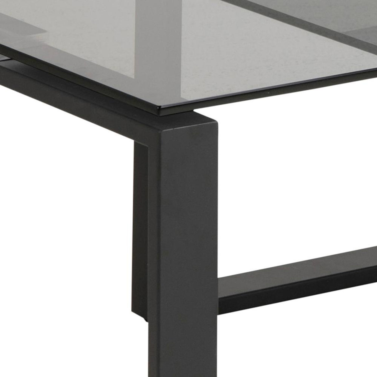 Katrine Soffbord 45x115x69 cm Rökt glas