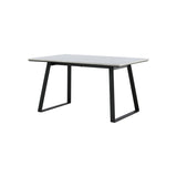 Estelle Rektangulärt matbord Svart,Vit, Marmor, 140 x 90