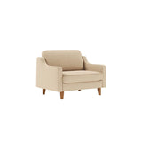 Oslo Loveseat (115 x 84 x 87 cm) 1-sitssoffa Sand valnöt