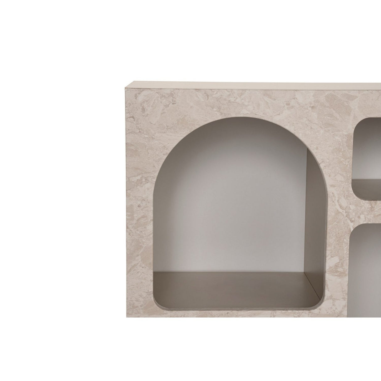 Suva (80 x 74 x 37 cm) Konsolbord Travertin sandsten