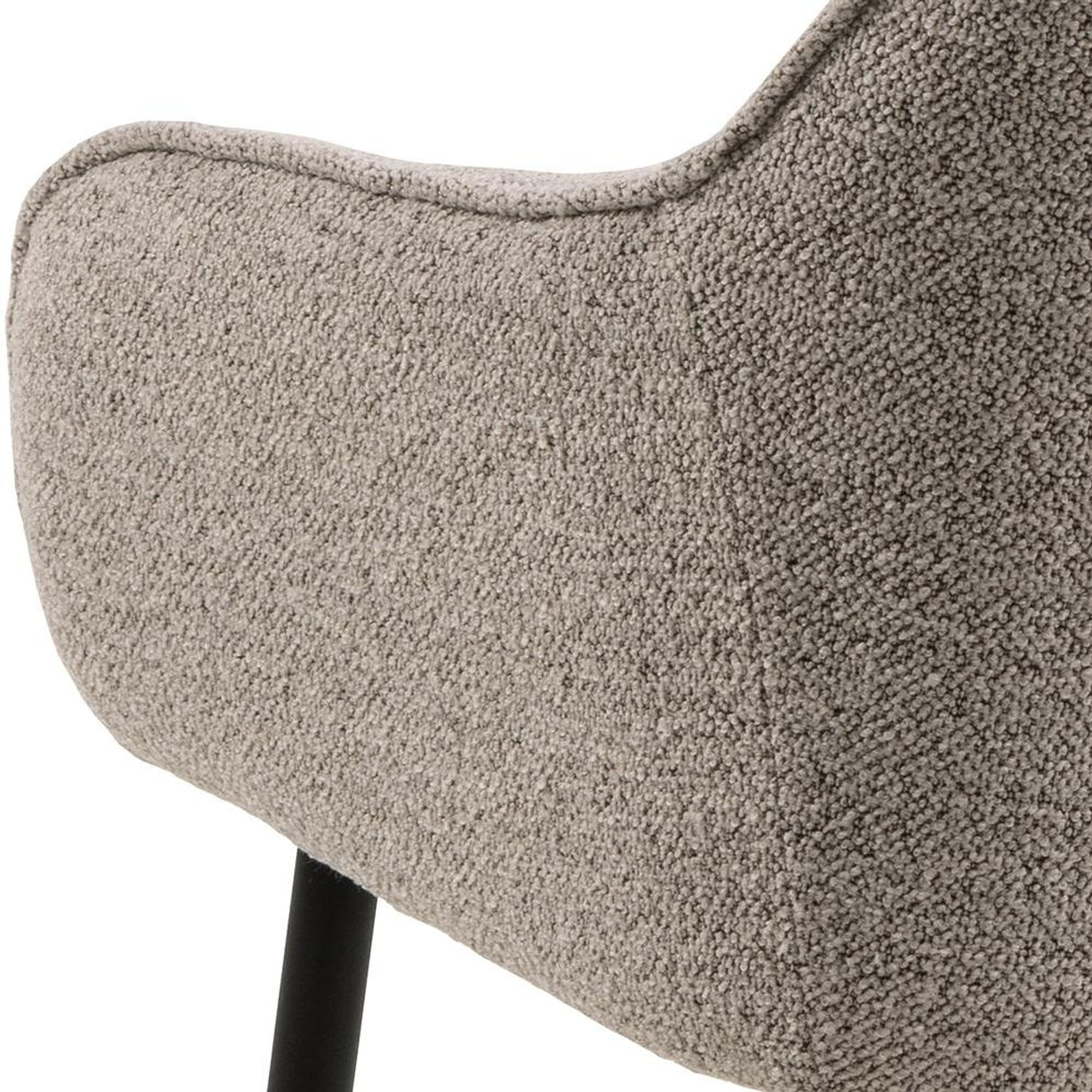 Toulon Matstol med Armstöd Sits Monza tyg Beige