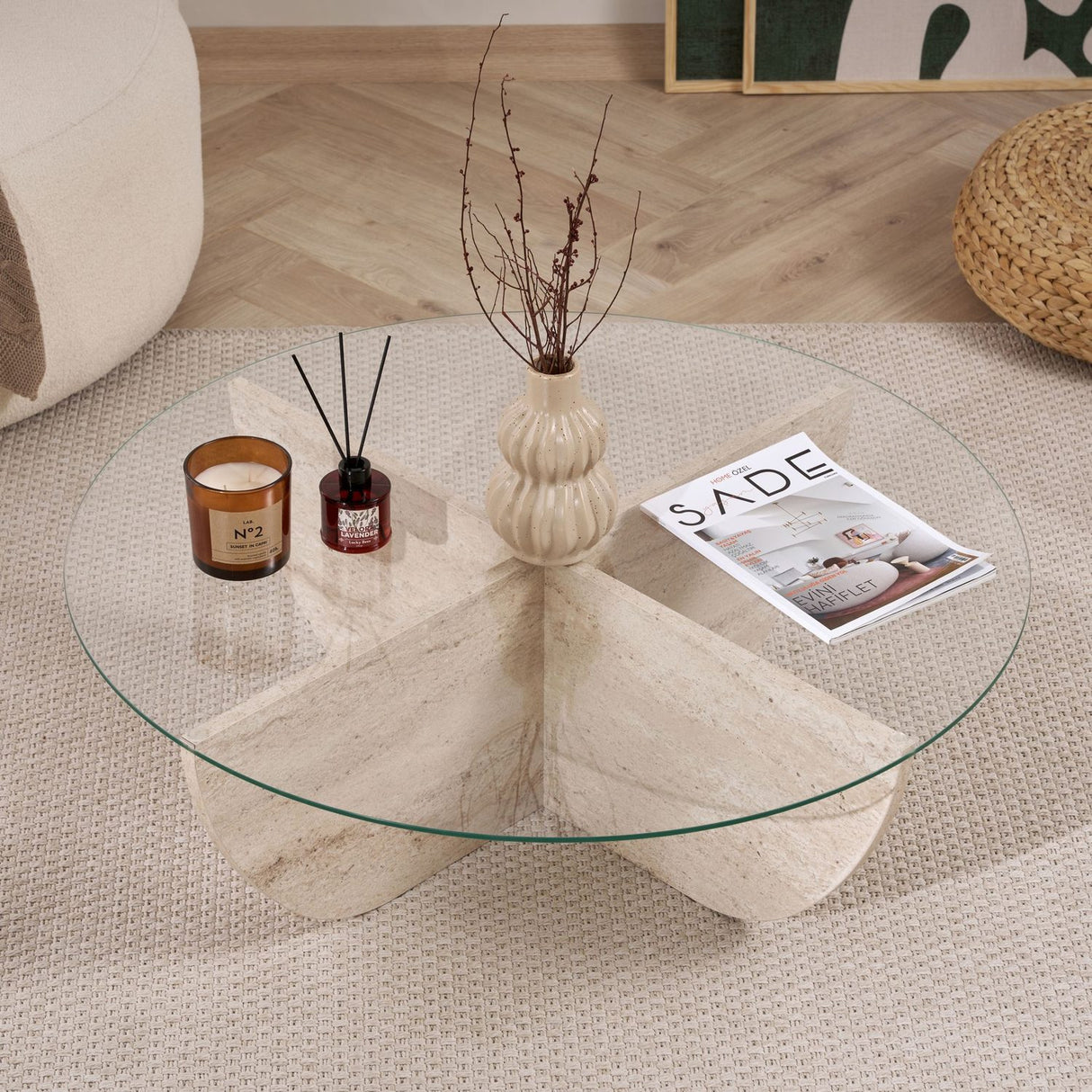 Marcelo Soffbord Soffbord Travertine