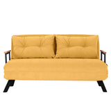 Apia 2-sits (25 x 134 x 121 cm) 2-sits bäddsoffa Senap