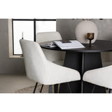 Rosie Rund matgrupp Beige,Svart, Svart, ⌀110