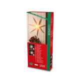 Hängande Papper 78 cm med Sladdställ Julstjärna Inne Vit