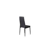 Slim Matstol Svart, PU, 48 x 98 x 42