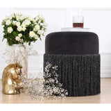 Graz (45 x 47 cm) Sittpuff Svart