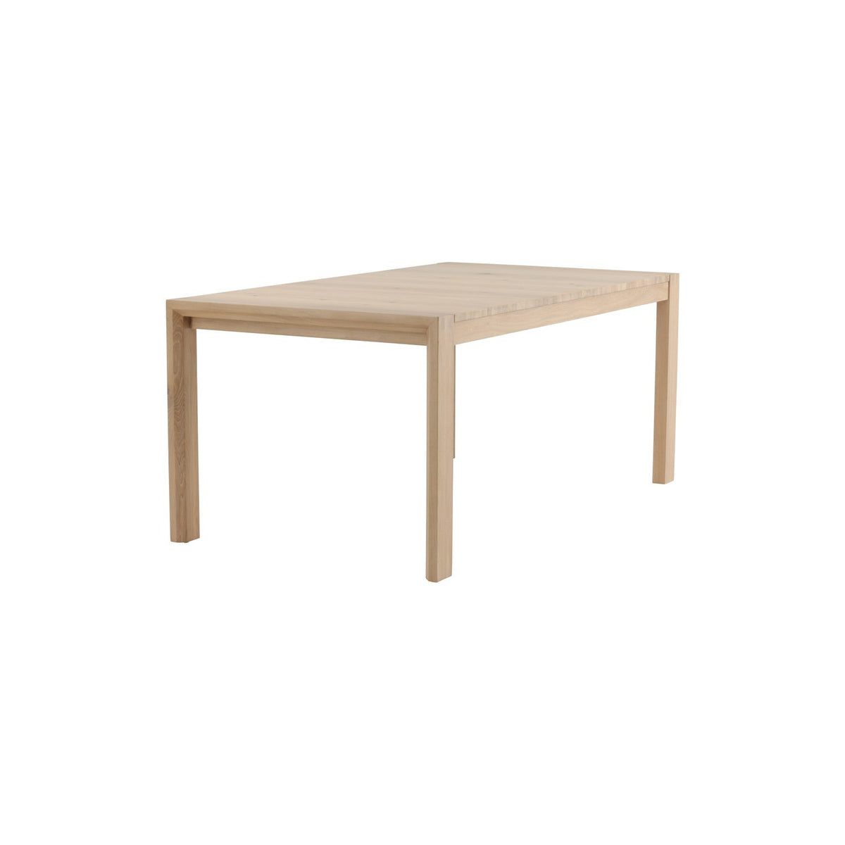 Slider Rektangulärt matbord Vitpigmenterad