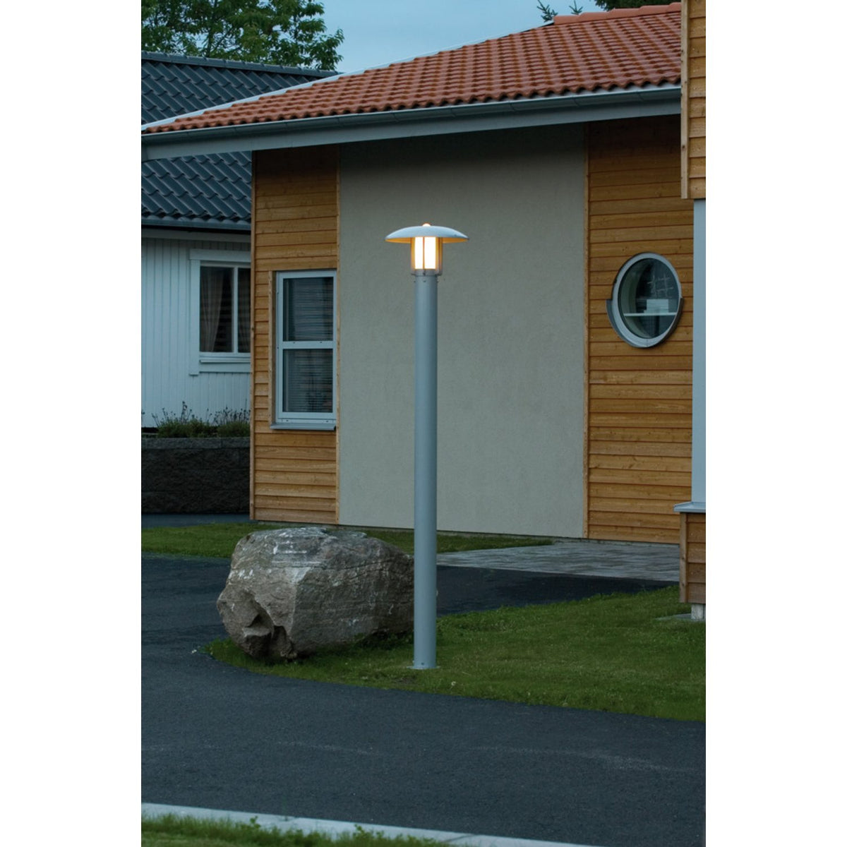 Heimdal 2m E27 Lyktstolpe Aluminium