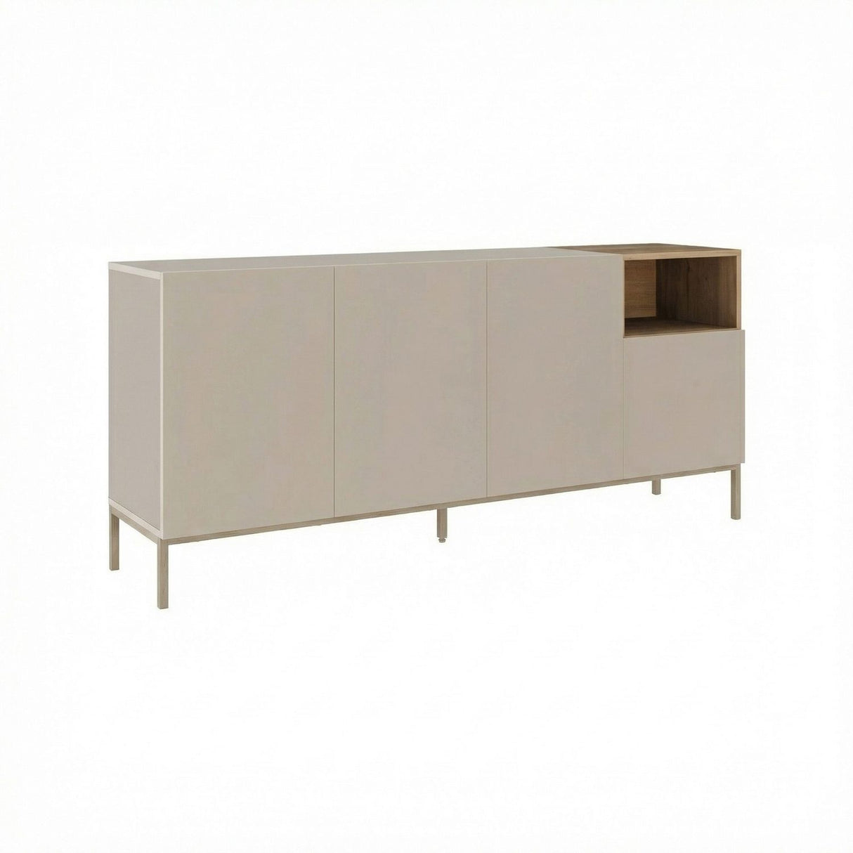 Helsingfors 180 (180 x 80 x 41,8 cm) Konsolbord Sandsten naturlig ek