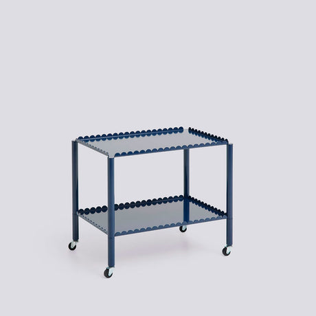 Arcs låg 44 × 63 × 53,5 cm Serveringsvagn Steel blue
