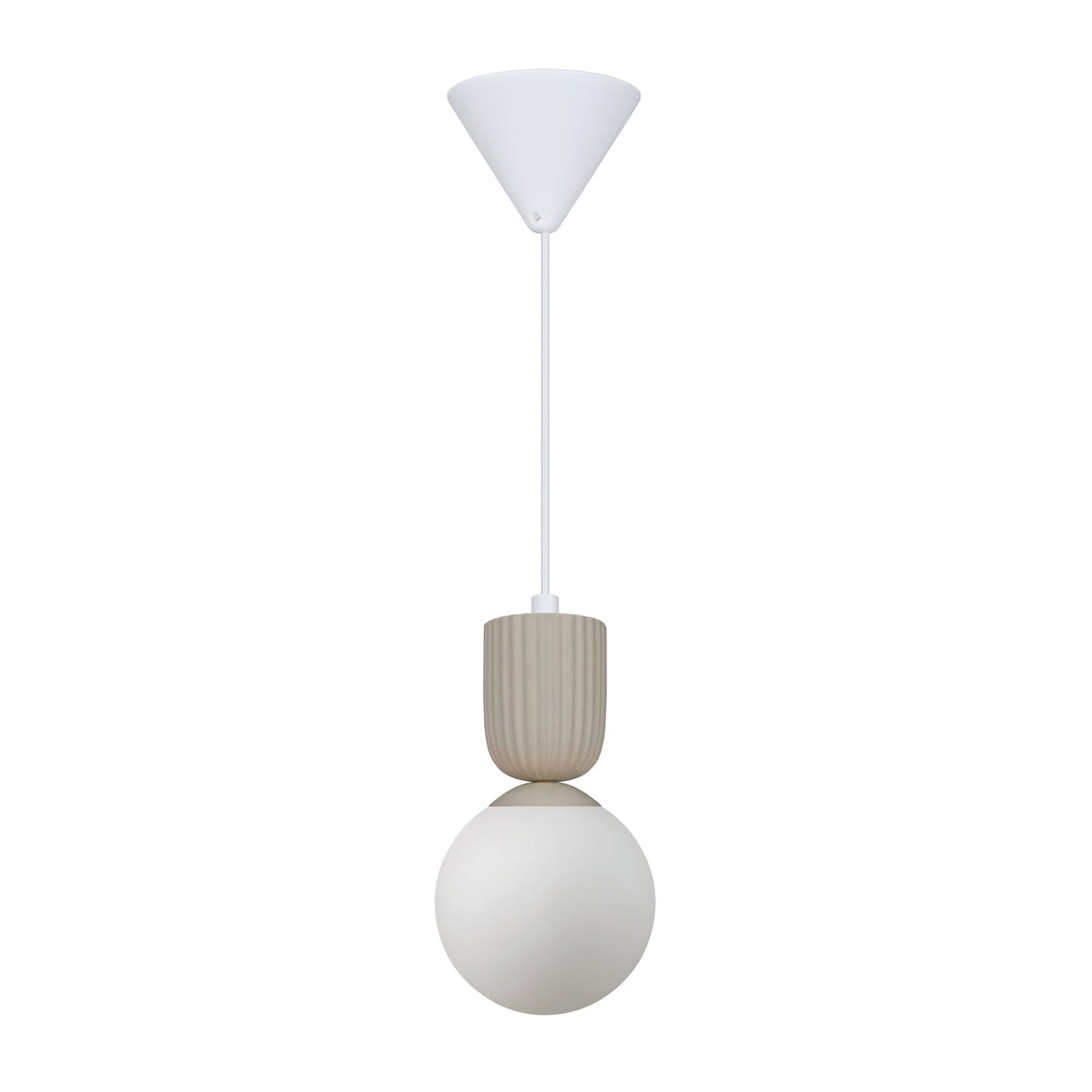 Sadie Taklampa Beige