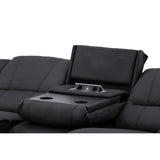 Singapore Reclinersoffa Svart
