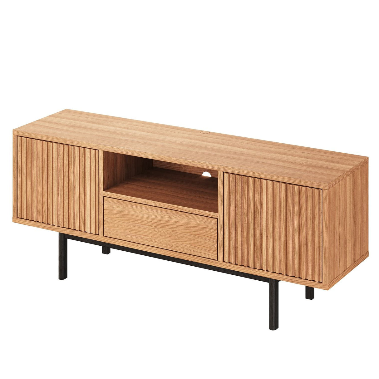 Ben till TV-bänk Nr.230 18 cm Svartbetsad Ek