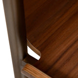 Friyay Set om 4 Hylla Walnut