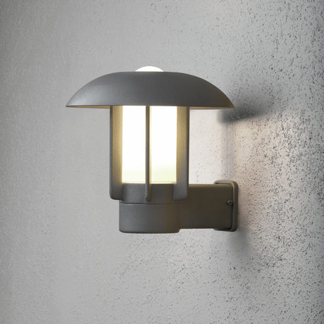 Heimdal E27 Vägglampa Ute Grå