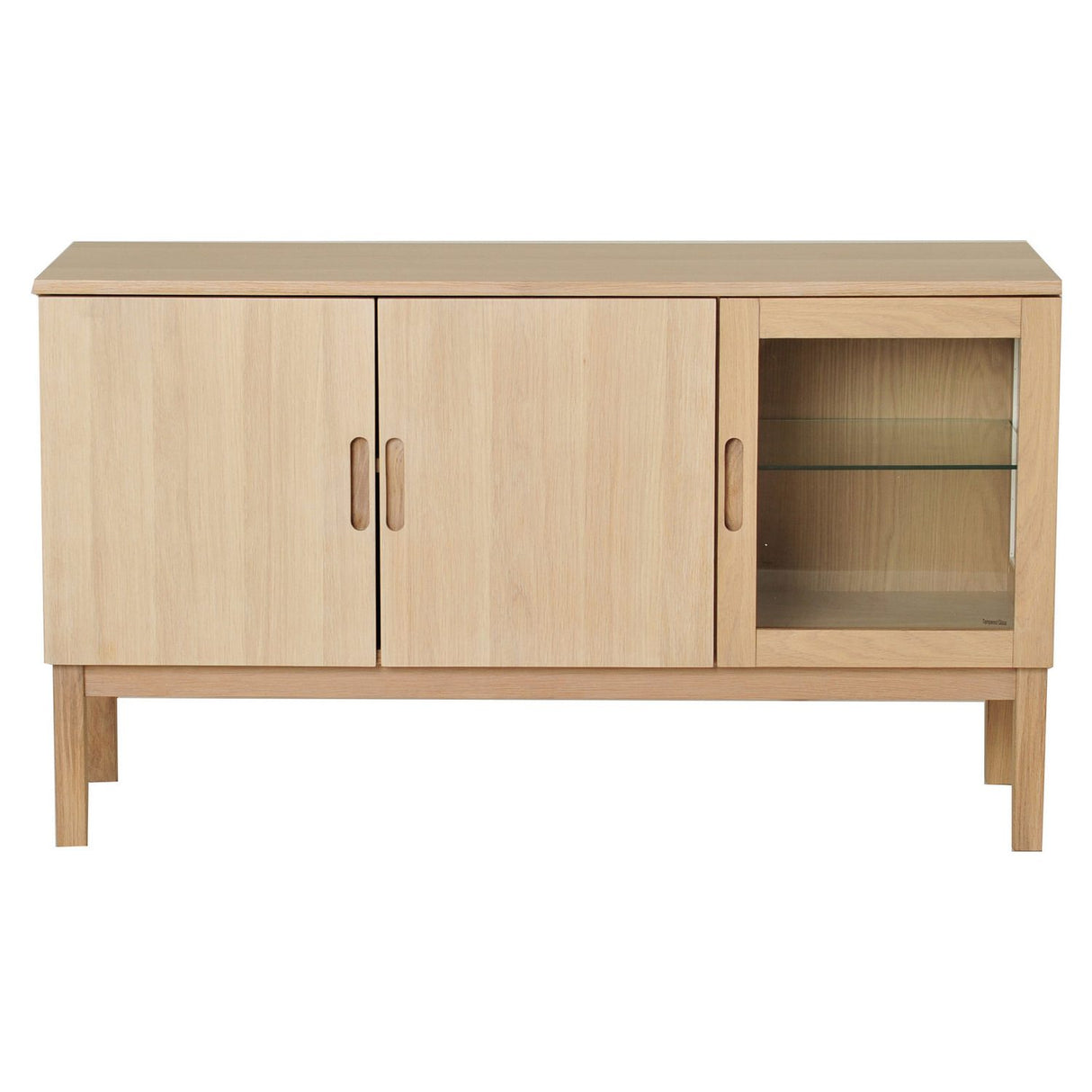 Olivia med Glasdörr & Belysning Sideboard