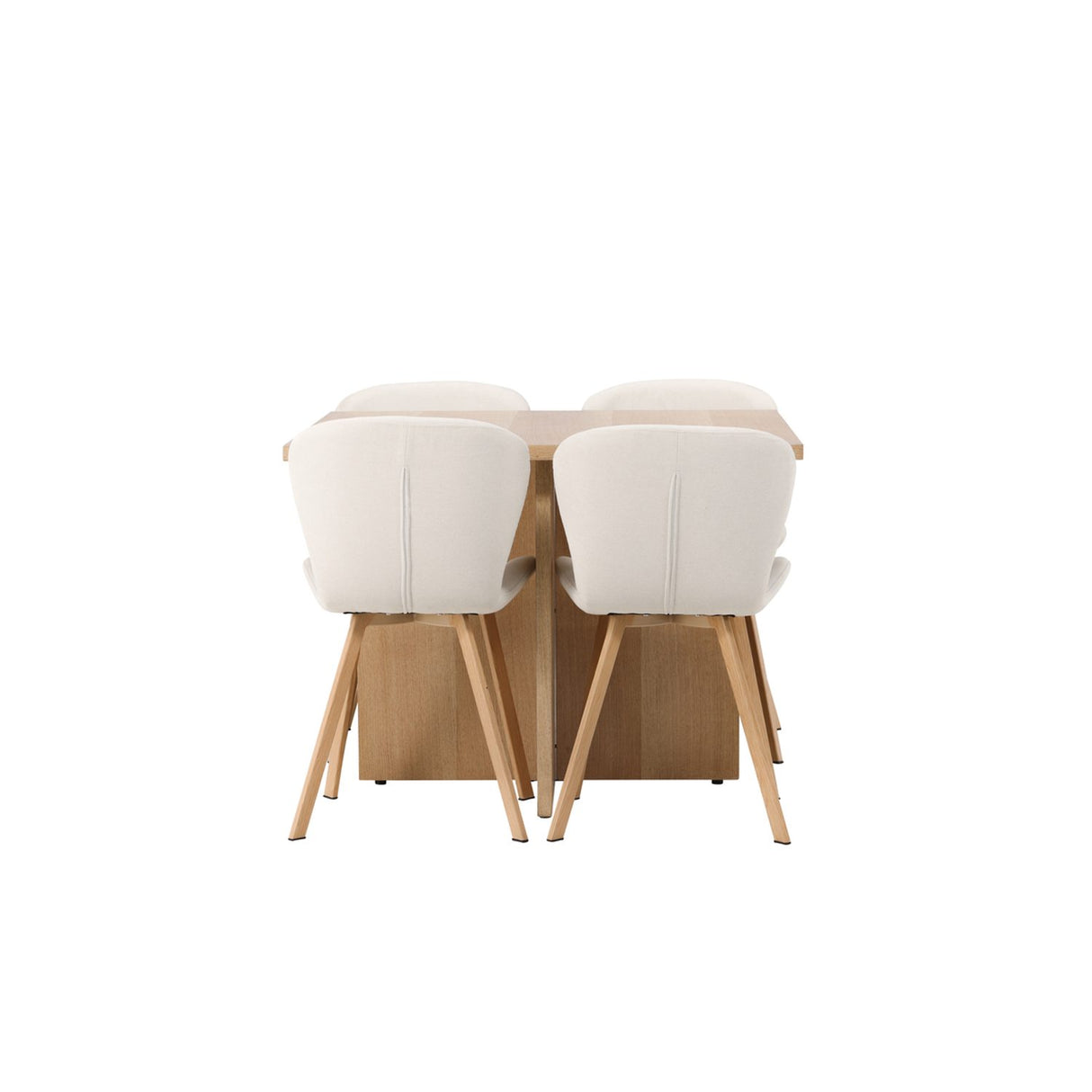 Leo, Lilja Rektangulär matgrupp Beige, Natur, Natur, 100 x 100