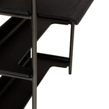 Friyay set om 6 med skrivbord Hylla Black Ash