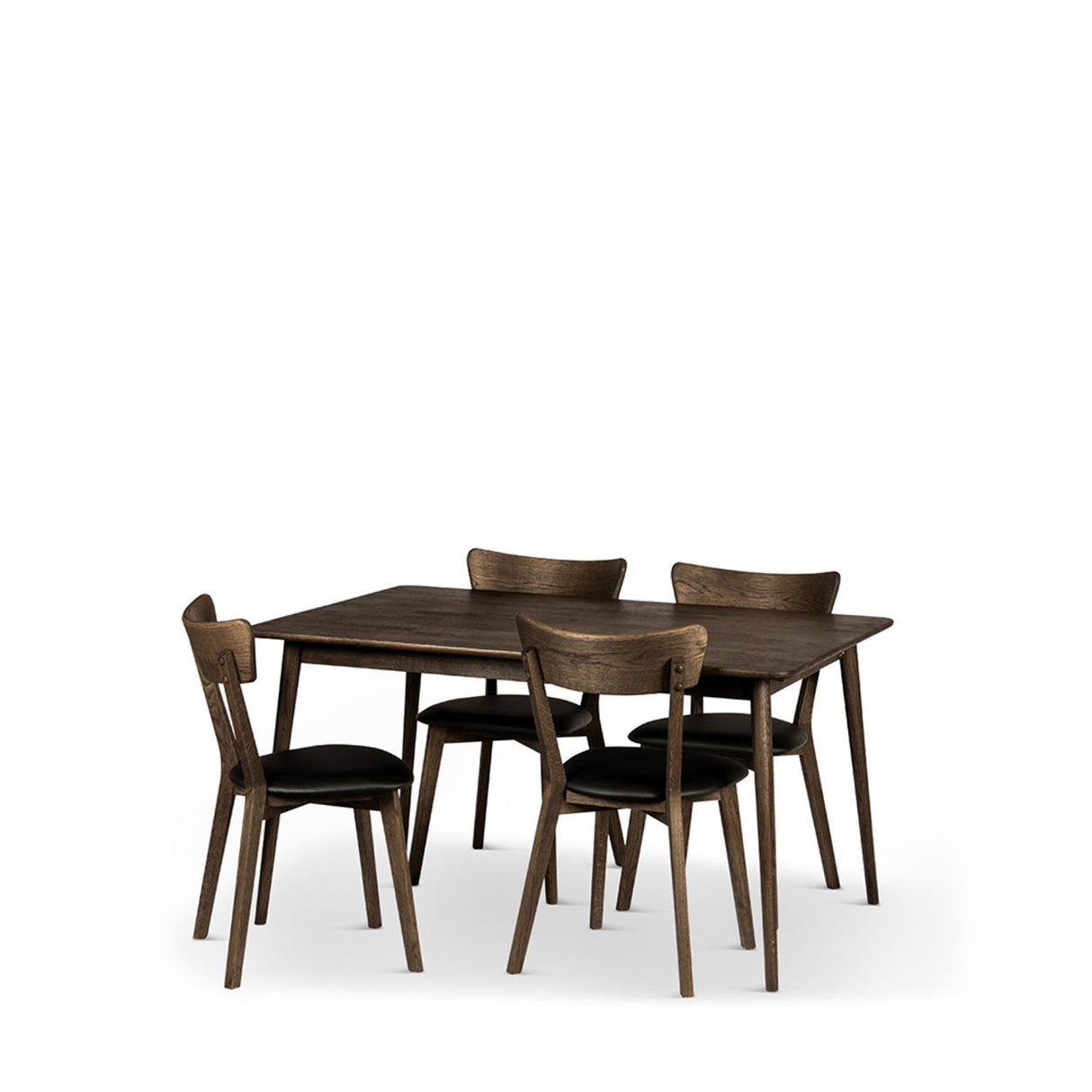 Nyborg med Stolar Matbord 140x90x75 cm, 4 st Ekeby-stolar