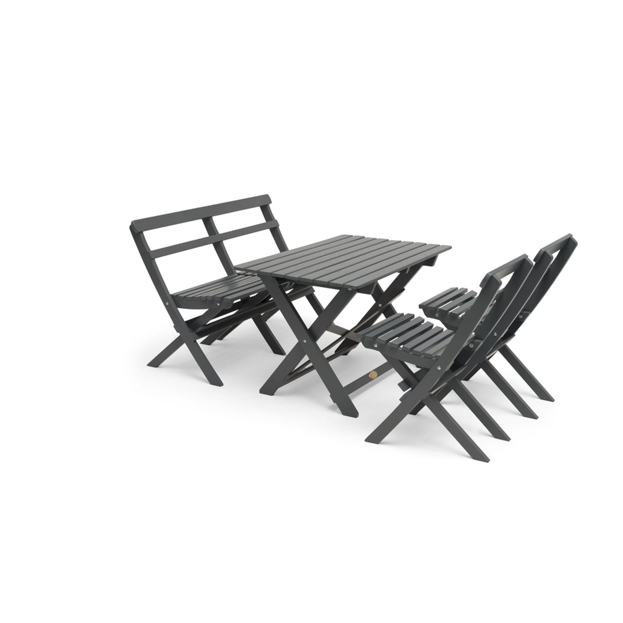 Torpet Utebord 109x67 cm Stålgrå