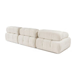 Tallinn 3-sits med puff (300-200 x 100 x 80 cm) Hörnsoffa Creme