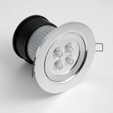 Infälld HP-LED Silver Taklampa Ute