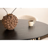 Dipp, Berit Rund matgrupp Beige, Svart, Svart, ⌀115